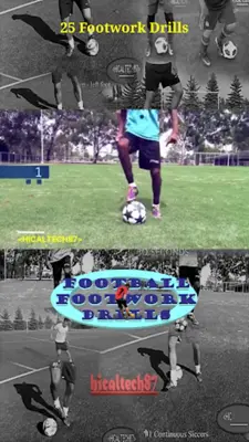 Soccer Footwork Drills android App screenshot 1