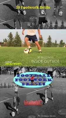 Soccer Footwork Drills android App screenshot 3